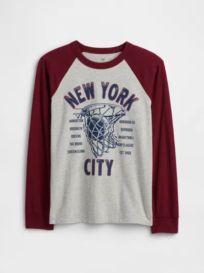 Gap Factory Kids Relaxed Graphic T-shirt In Multi
