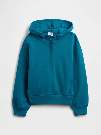 Gap Factory Kids Relaxed Half-zip Fleece Hoodie In Multi