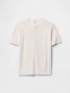 Gap Factory Kids Relaxed Henley T-shirt In White