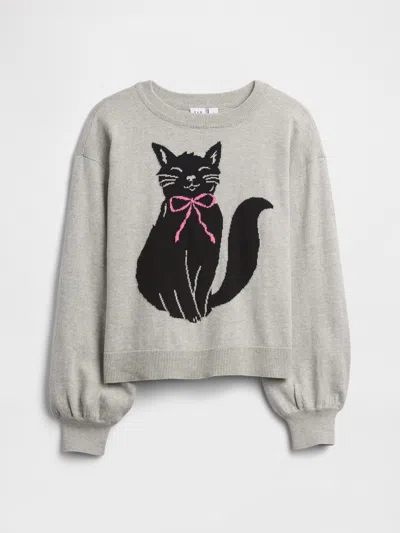 Gap Factory Kids Relaxed Intarsia Sweater In Animal Print