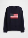 Gap Factory Kids Relaxed Intarsia Sweater In Blue