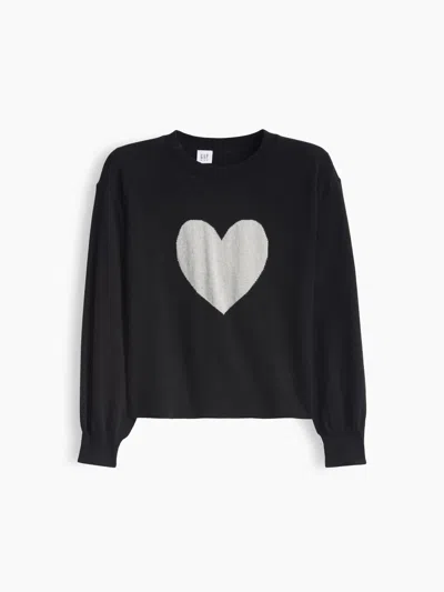 Gap Factory Kids Relaxed Intarsia Sweater In Black