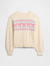 Gap Factory Kids Relaxed Intarsia Sweater In Neutral