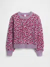 Gap Factory Kids Relaxed Intarsia Sweater In Purple