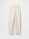 Gap Factory Kids Relaxed Linen-blend Pants In White
