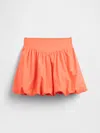 Gap Factory Kids Relaxed Poplin Bubble Skirt In Orange