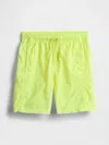 Gap Factory Kids Relaxed Pull-on Hybrid Cargo Shorts In Yellow