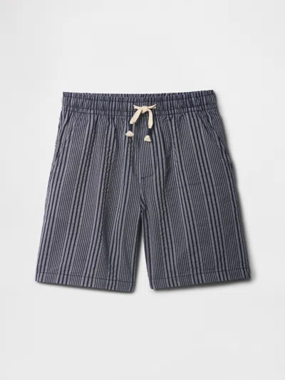 Gap Factory Kids Relaxed Pull-on Shorts In Blue