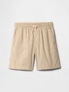 Gap Factory Kids Relaxed Pull-on Shorts In Brown