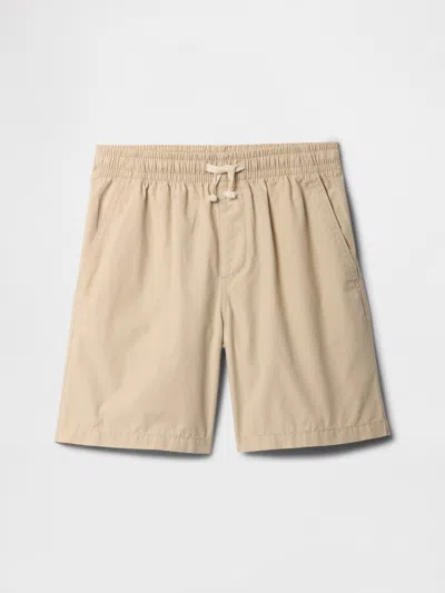 Gap Factory Kids Relaxed Pull-on Shorts In Brown