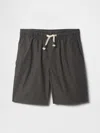 Gap Factory Kids Relaxed Pull-on Shorts In Gray