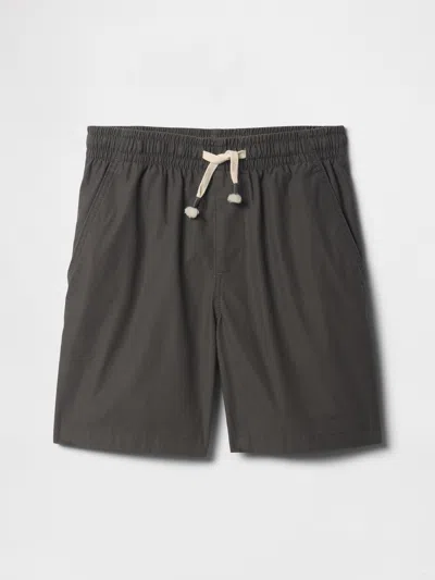 Gap Factory Kids Relaxed Pull-on Shorts In Gray