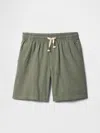 Gap Factory Kids Relaxed Pull-on Shorts In Green