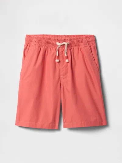Gap Factory Kids Relaxed Pull-on Shorts In Pink