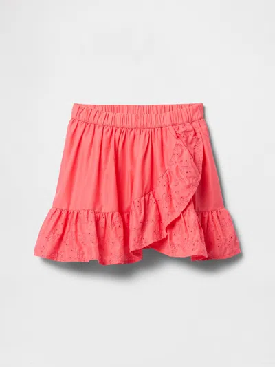 Gap Factory Kids Relaxed Pull-on Skort In Red