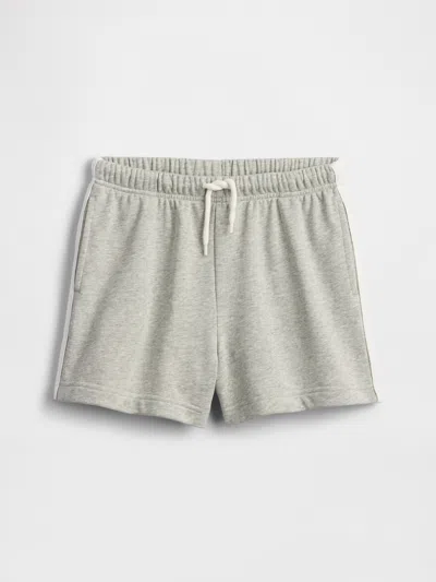 Gap Factory Kids Relaxed Pull-on Terry Track Shorts In Gray