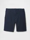 Gap Factory Kids Relaxed Uniform Shorts In Blue