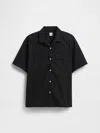 Gap Factory Kids Relaxed Utility Vacay Shirt In Black