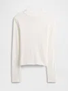 Gap Factory Kids Ribbed Mockneck Top In Neutral