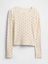 Gap Factory Kids Ribbed Pointelle T-shirt In Red