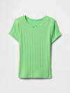 Gap Factory Kids Ribbed T-shirt In Green