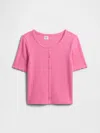Gap Factory Kids Ribbed Top In Pink