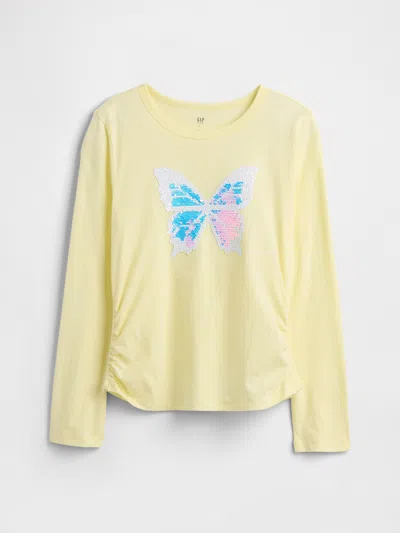 Gap Factory Kids Ruched Graphic T-shirt