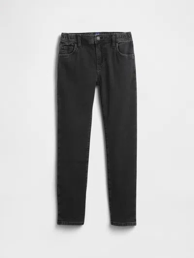 Gap Factory Kids Slim Sweatpant Jeans In Black
