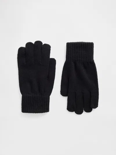 Gap Factory Kids Smartphone Gloves In Black
