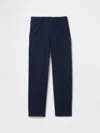 Gap Factory Kids Straight Uniform Khakis In Blue