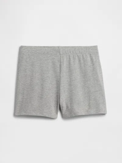 Gap Factory Kids Stretch Jersey Cartwheel Shorts In Gray