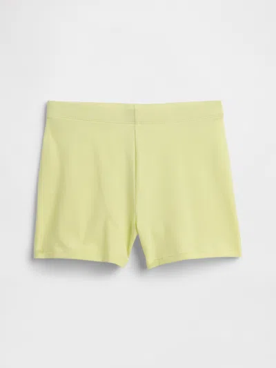 Gap Factory Kids Stretch Jersey Cartwheel Shorts In Yellow