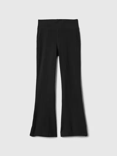Gap Factory Kids Stretch Jersey Flare Leggings In Black