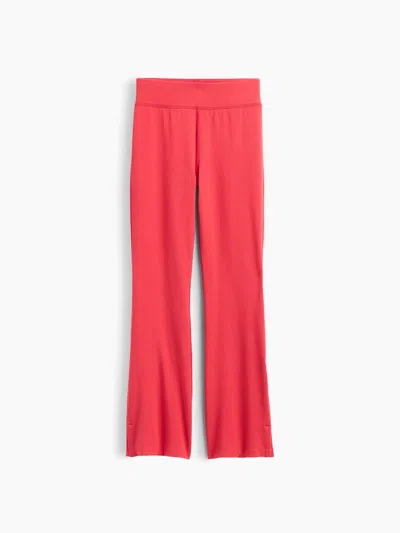 Gap Factory Kids Stretch Jersey Flare Leggings In Modern Red