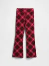 Gap Factory Kids Stretch Jersey Flare Leggings In Multi