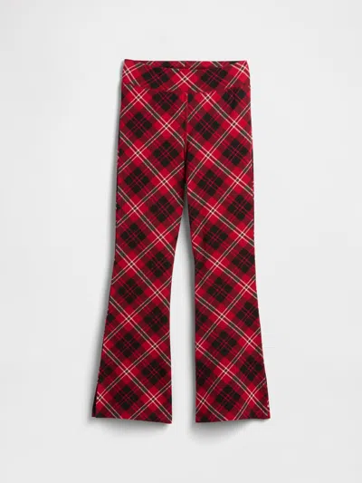 Gap Factory Kids Stretch Jersey Flare Leggings In Multi