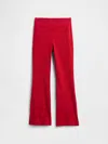 Gap Factory Kids Stretch Jersey Flare Leggings In Red