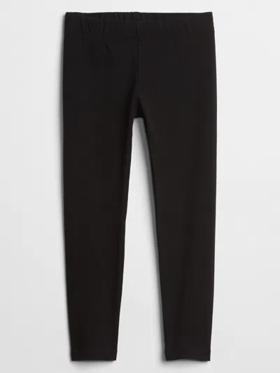 Gap Factory Kids Stretch Jersey Leggings In Black