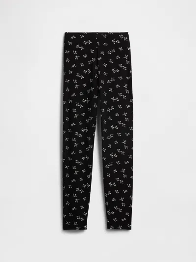 Gap Factory Kids Stretch Jersey Leggings In Black
