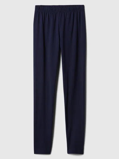Gap Factory Kids Stretch Jersey Leggings In Blue