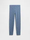 Gap Factory Kids Stretch Jersey Leggings In Blue