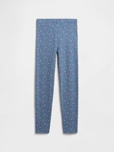 Gap Factory Kids Stretch Jersey Leggings In Blue
