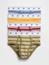 Gap Factory Kids Stripe Briefs (4-pack) In Multi