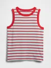 Gap Factory Kids Stripe Muscle Tank Top In Red