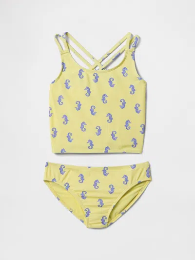 Gap Factory Kids Swim Cross-back Two-piece In Multi