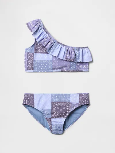 Gap Factory Kids Swim Print Ruffle Two-piece In Multi