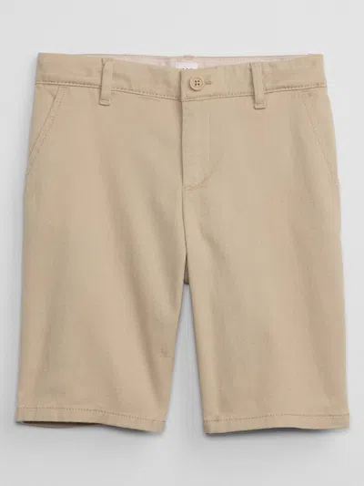 Gap Factory Kids Uniform Bermuda Shorts In Brown