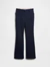 Gap Factory Kids Uniform Flare Chino Pants In Blue