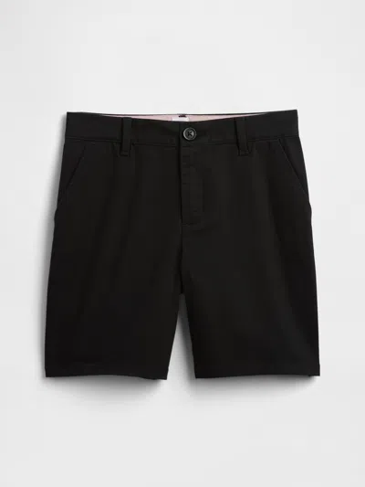 Gap Factory Kids Uniform Midi Shorts In Black