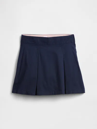 Gap Factory Kids Uniform Skort In Blue
